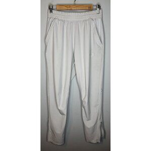 Under Armour Men’s Medium UA Squad Warm Up Pants Zipper Bottom Light Grey